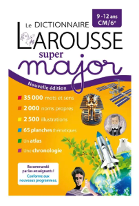 Dictionnaire Super Major